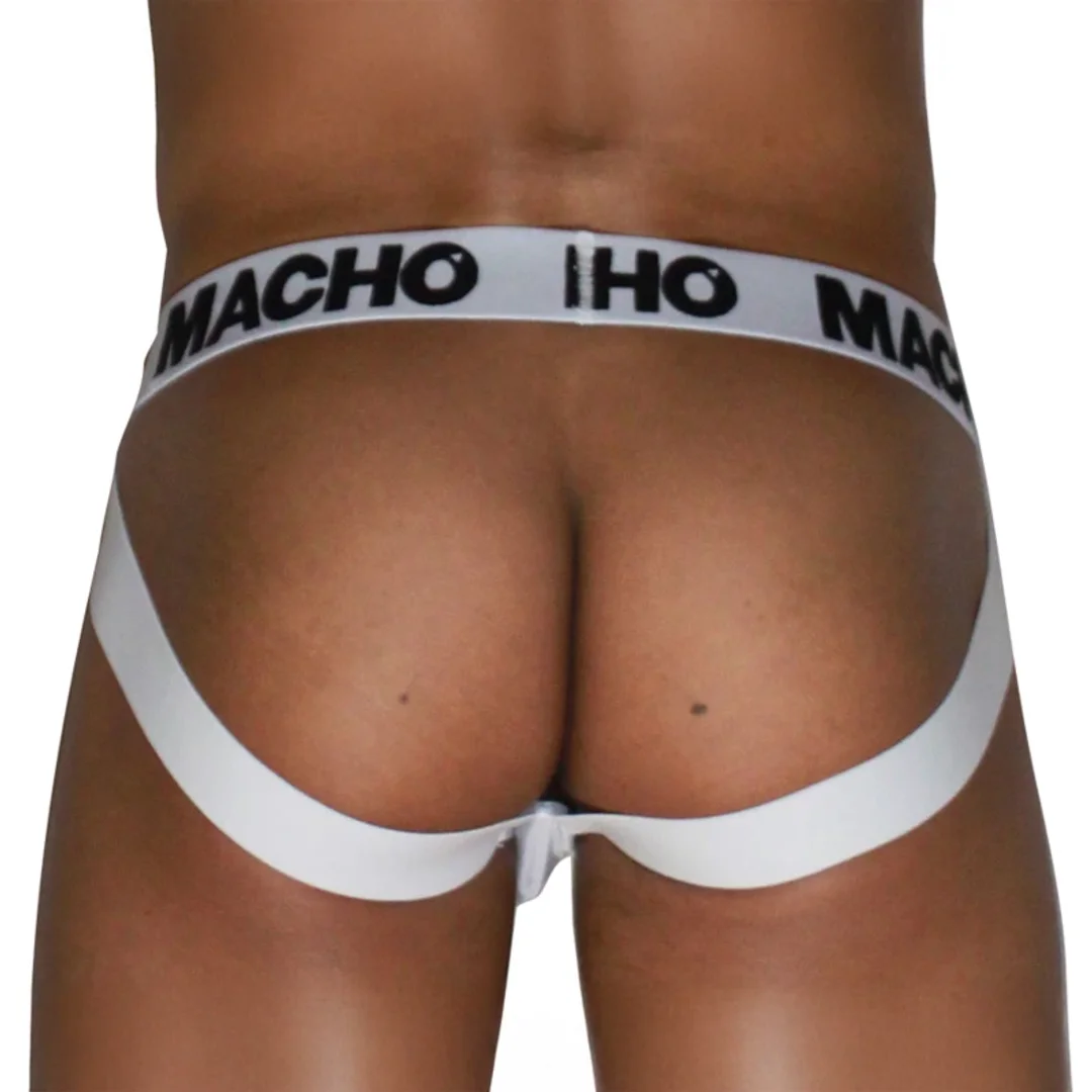 MACHO MX29BL Jockstrap biały XL - anatomiczny, oddychający, komfortowy — zdjęcie 3