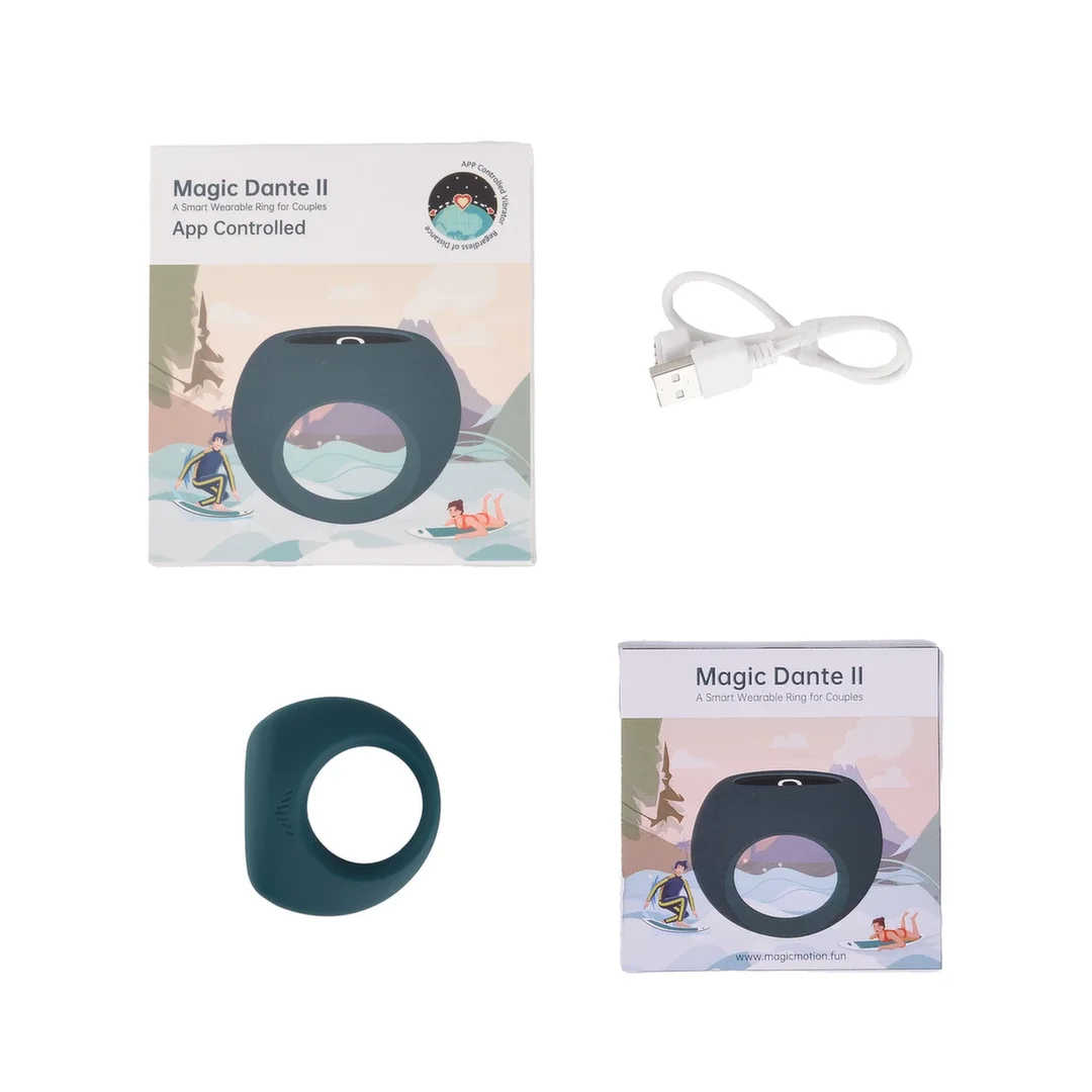 Magic Motion Dante II elastyczny pierścień wibrujący Bluetooth USB — zdjęcie 5