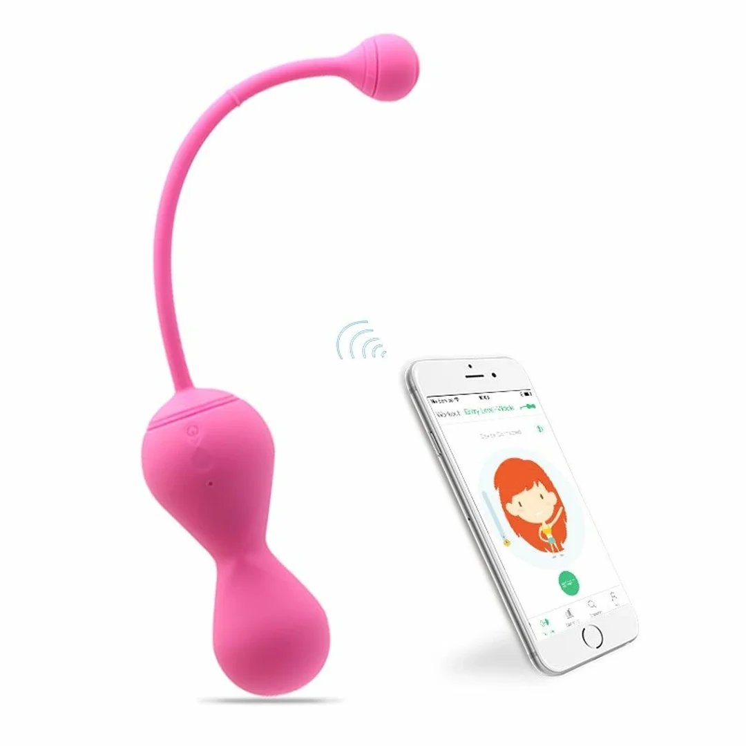 Magic Motion Smart Kegel Master Balls Pink - Trening mięśni dna miednicy z aplikacją — zdjęcie 2