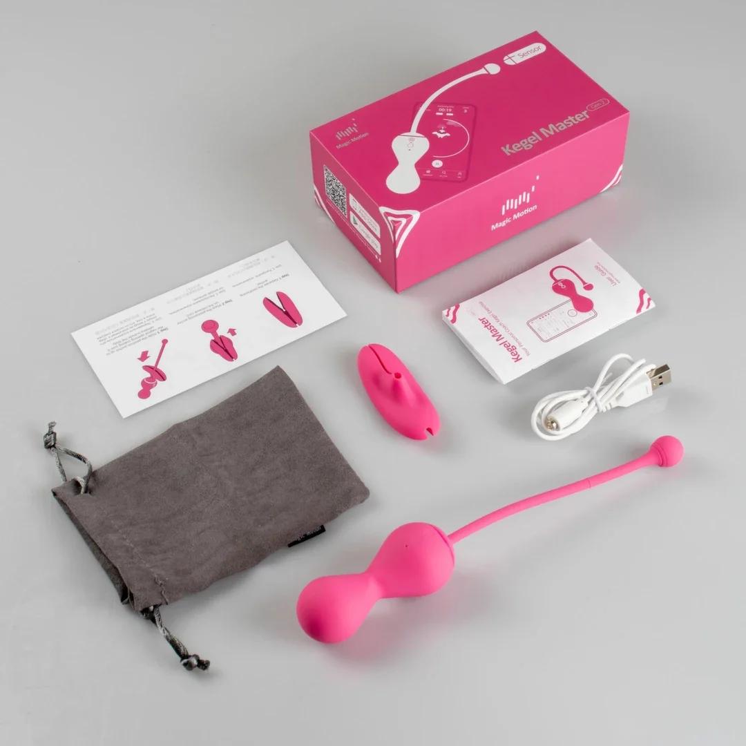 Magic Motion Smart Kegel Master Balls Pink - Trening mięśni dna miednicy z aplikacją — zdjęcie 7