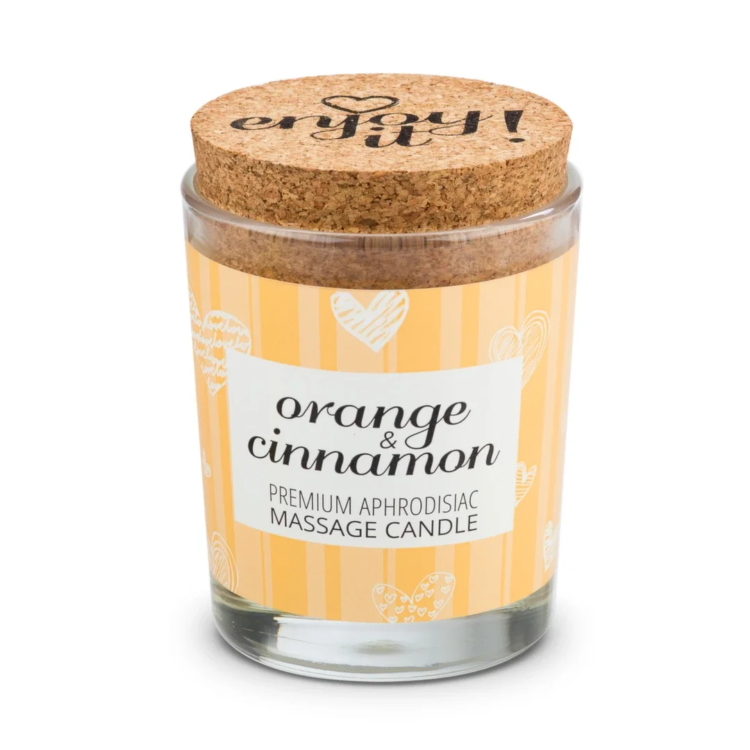 Magnetifico Enjoy It! Świeca Masująca z Feromonami Pomarańcza-Cynamon 70ml — zdjęcie 4