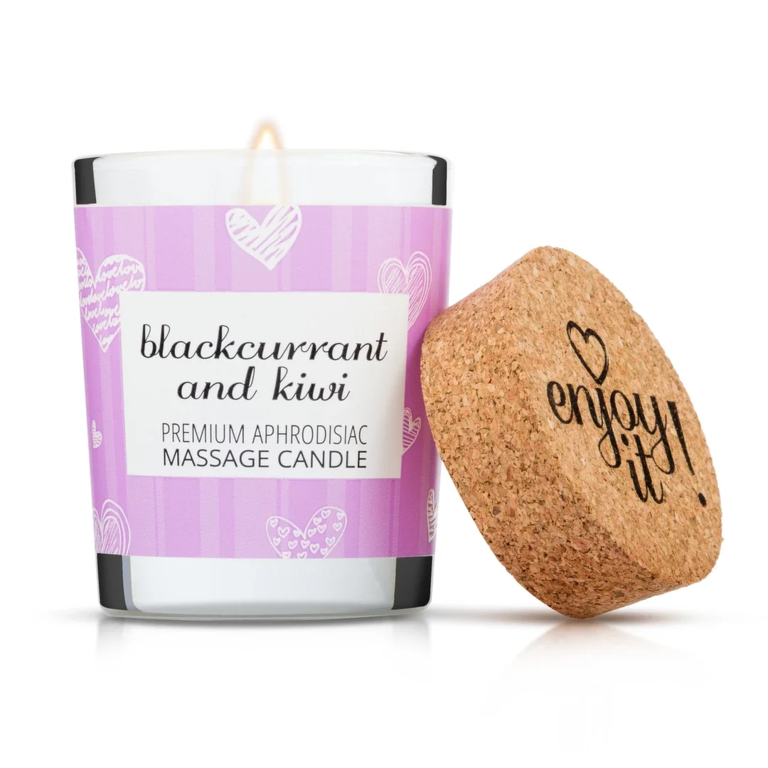 Magnetifico Świeca do Masażu z Feromonami Czarna Porzeczka Kiwi 70ml — zdjęcie 4