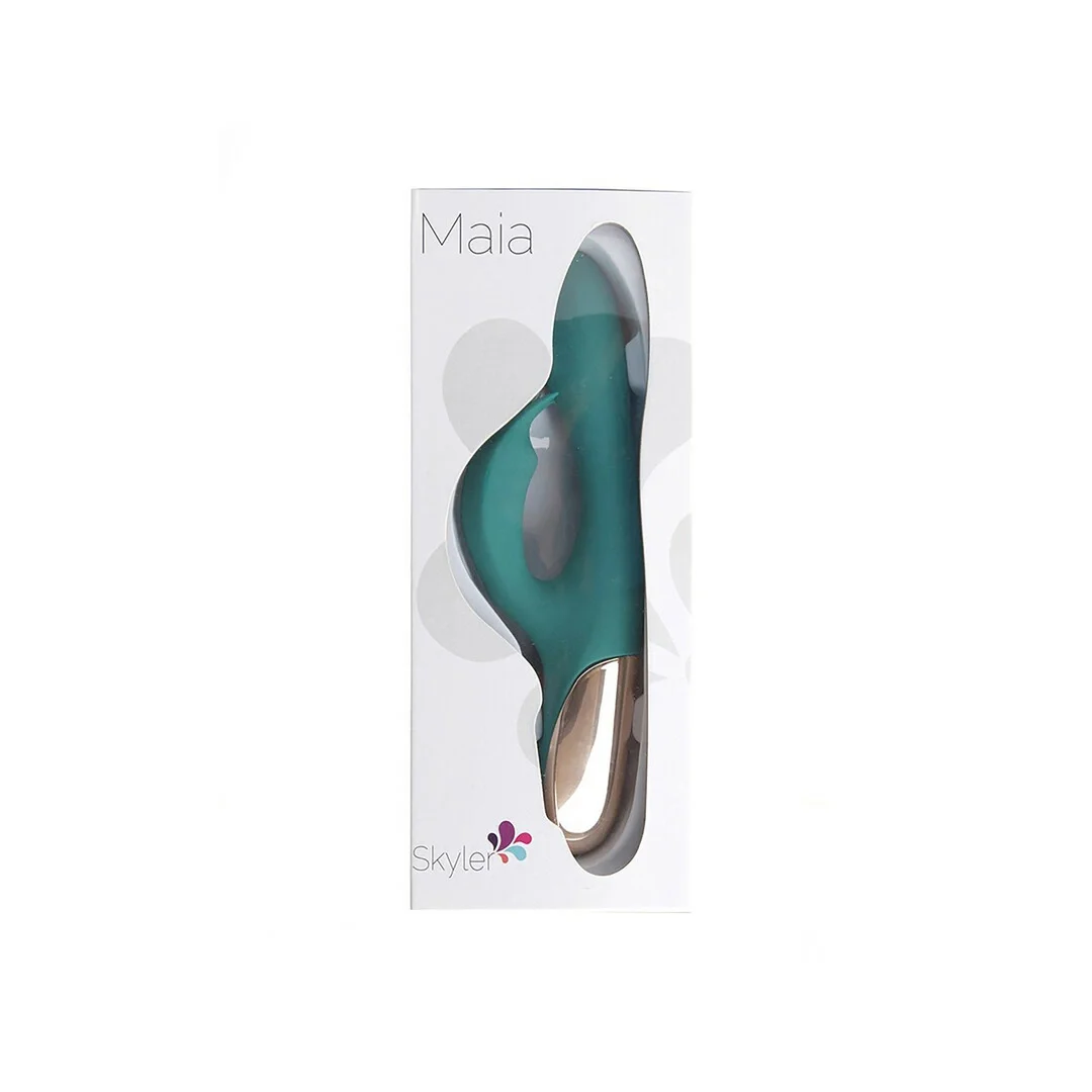 Maia Skyler Rabbit Vibrator elastyczny silikonowy model fioletowy — zdjęcie 2
