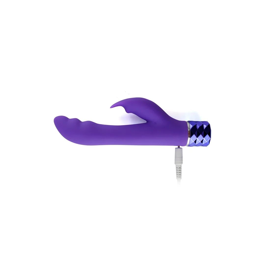 Mala Toys Hailey - silikonowy masażer dwupunktowy, USB, 10 trybow — zdjęcie 6