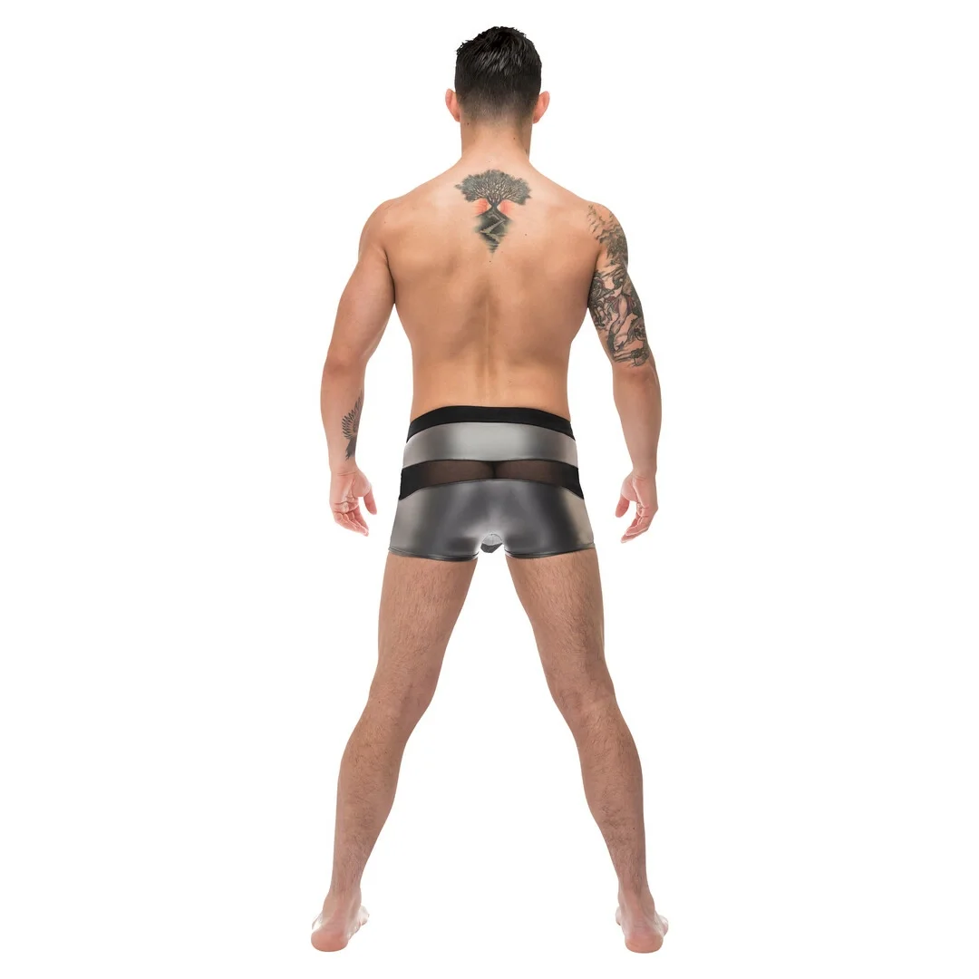 Male Power Iron Clad szorty męskie z siateczkową kieszenią czarne M — zdjęcie 4