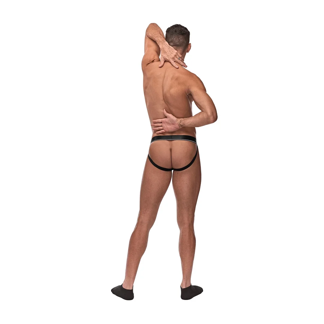 Male Power Jock L/XL Bordowy - Pas intymny z elastycznym pierścieniem — zdjęcie 2