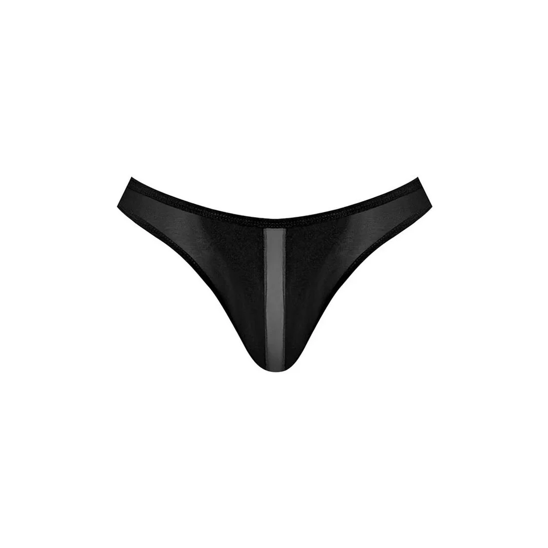 Male Power Landing Strip Bikini Brief XL matowe wykończenie onyks — zdjęcie 4