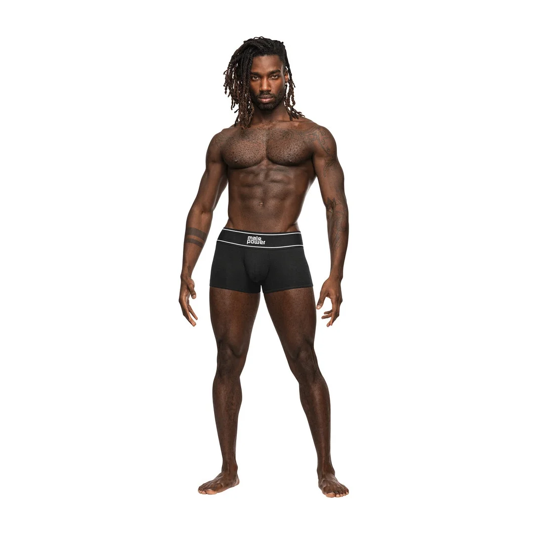 Male Power Pouch S - slipy męskie z wyprofilowaną kieszenią, czarne — zdjęcie 3