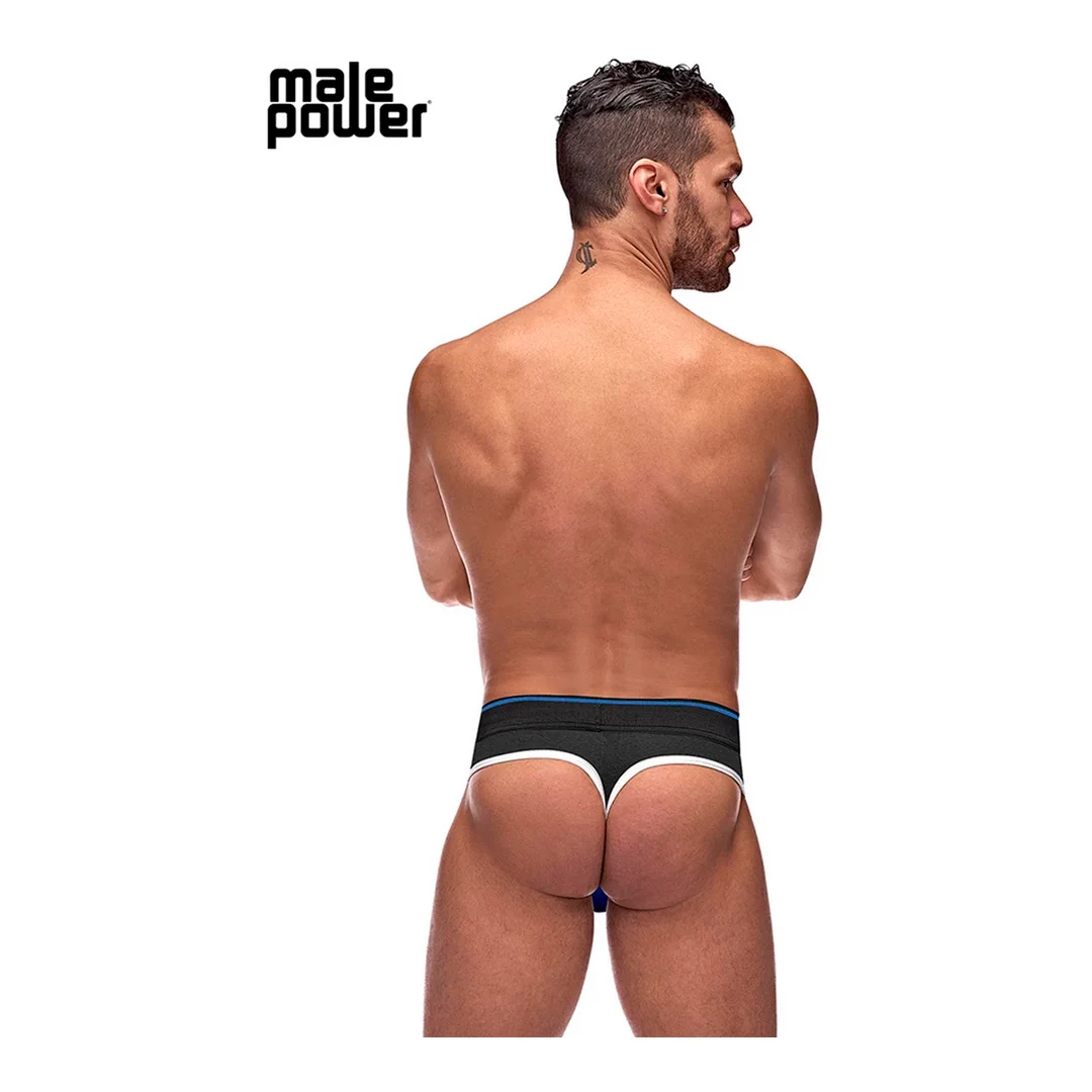 Male Power Retro Sport Panel Stringi męskie kolorowe wstawki L — zdjęcie 4