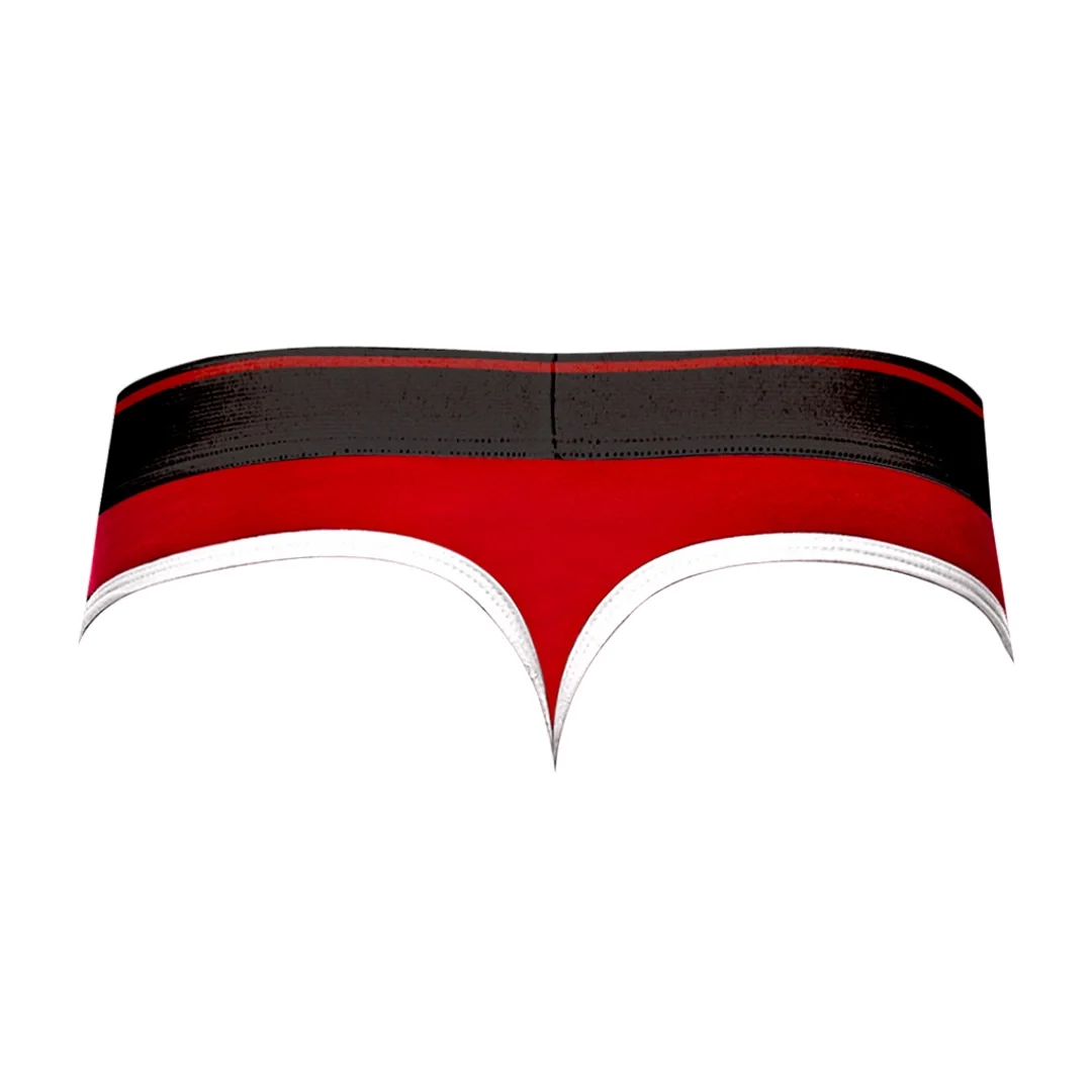 Male Power Retro Sport Panelowe Stringi Męskie Kolorowe Akcenty L — zdjęcie 6