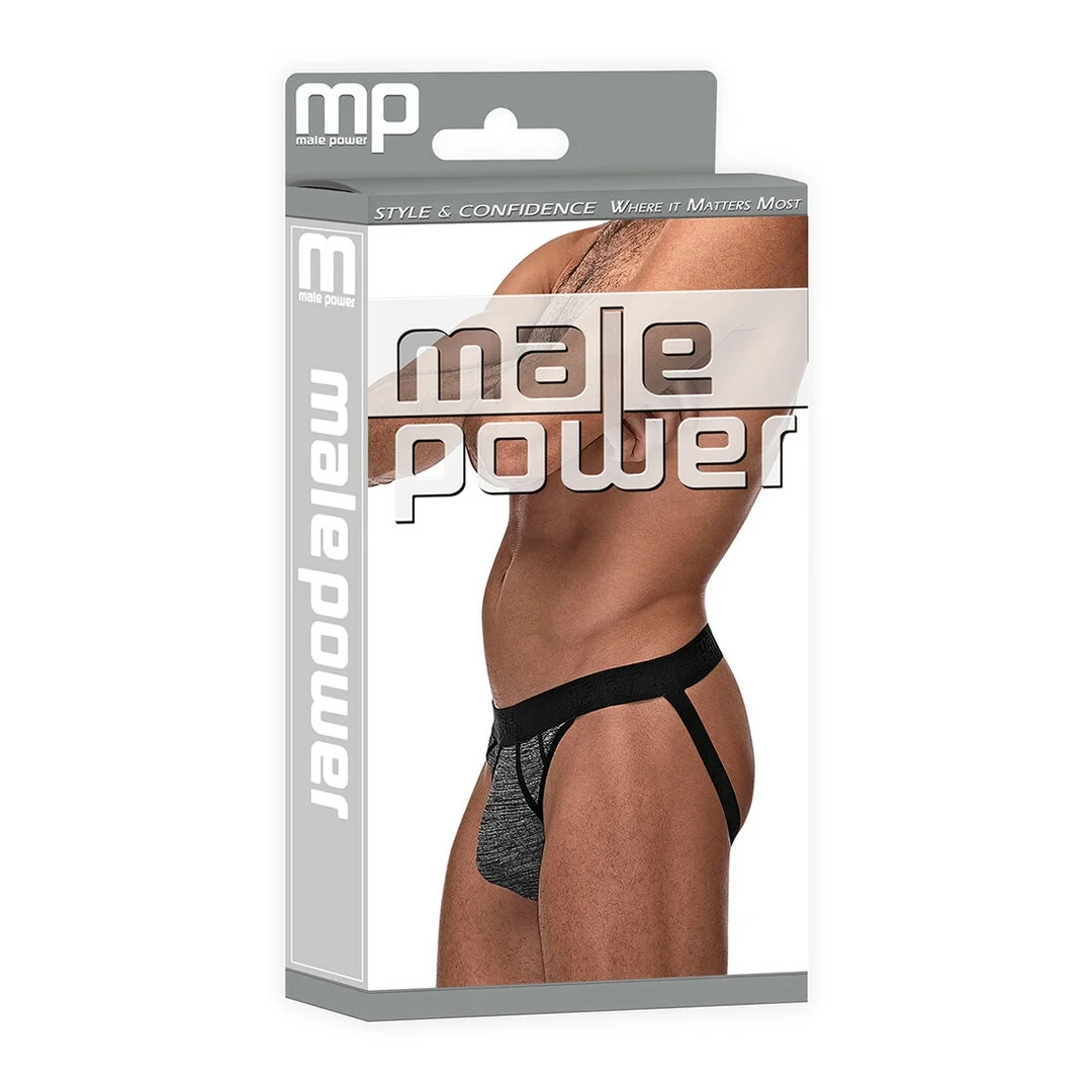 Male Power sportowe majtki na paskach L/XL dwukolorowe wykończenie — zdjęcie 2