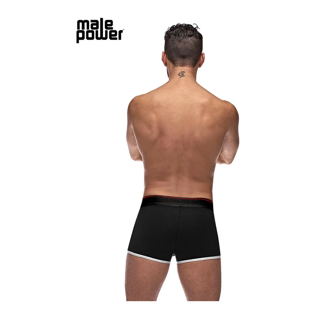 Male Power Szorty Retro Komfortowy Stretch Bawełniany czarne S — zdjęcie 4