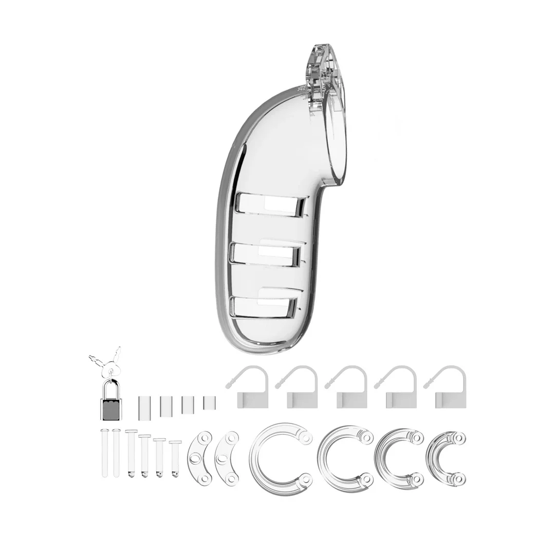 Man|Cage Model 14 cm - System zabezpieczający z poliwęglanu, regulowany — zdjęcie 3