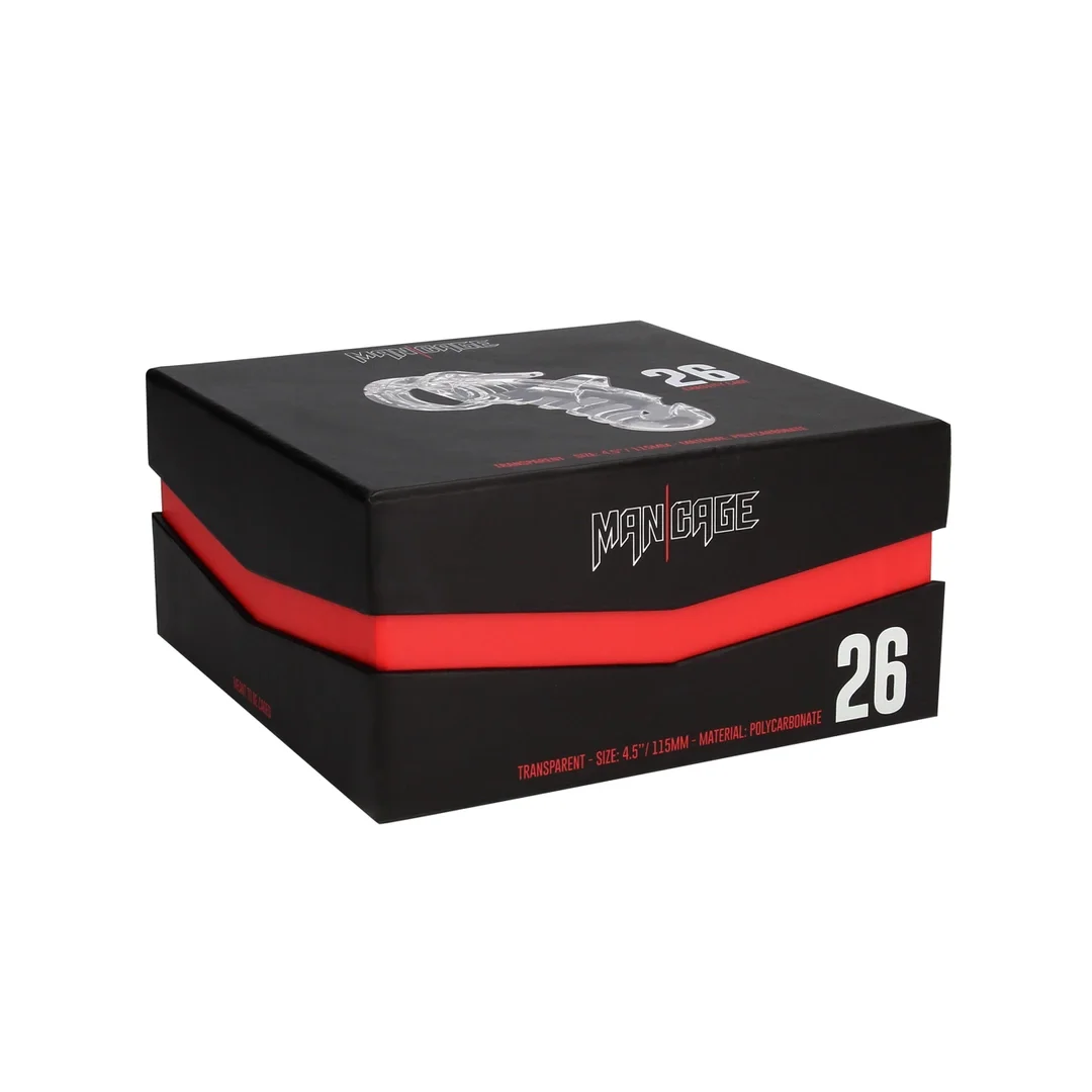 ManCage Model 11 Transparentny System Kontroli 11,5 cm Poliwęglan — zdjęcie 2