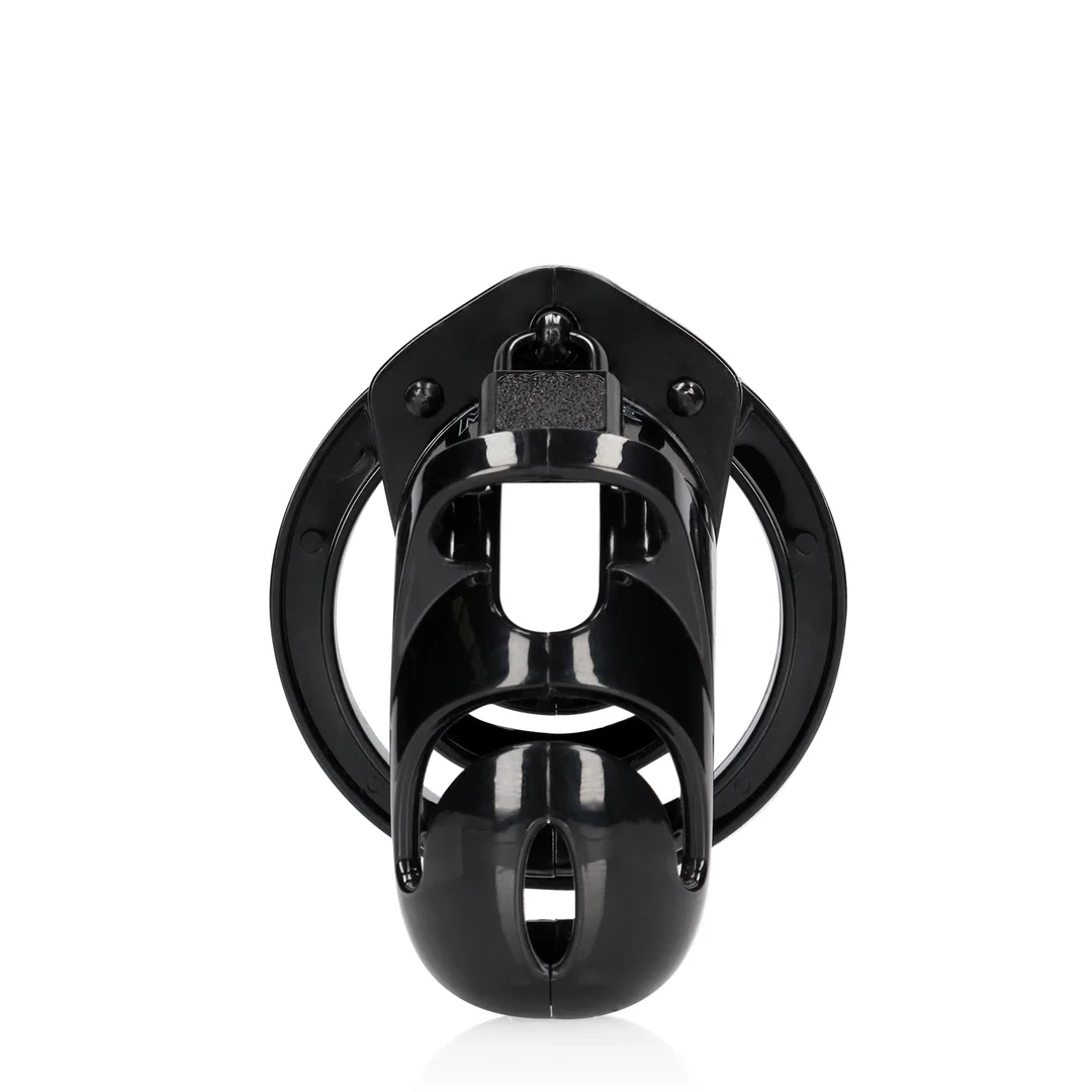 ManCage Model 9 cm - Anatomiczna klatka z poliwęglanu z wentylacją — zdjęcie 3