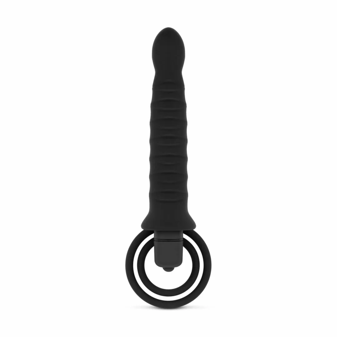 Men Only - System wibracyjny z pierścieniem, 10 trybow, czarny — zdjęcie 4