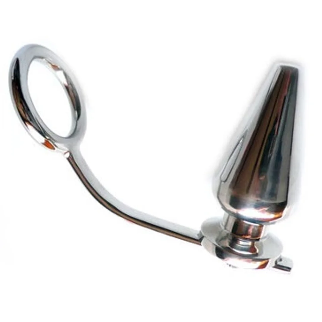 Metal Hard stalowy pierścień anatomiczny z kulistym elementem 45x50 mm — zdjęcie 2