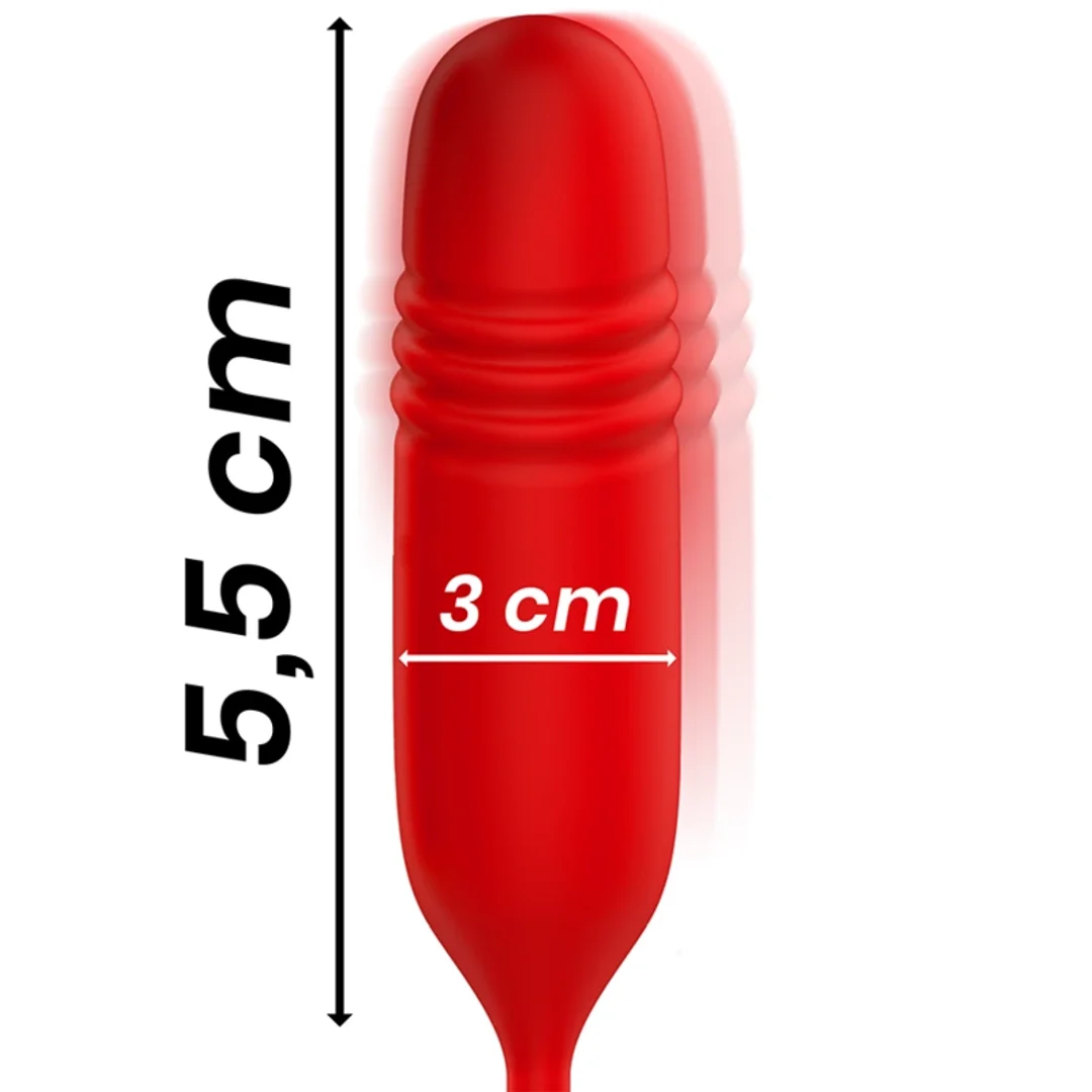 MIA Amalfi Double Pleasure Wand - silikonowy masażer z falami i funkcją ruchu — zdjęcie 6