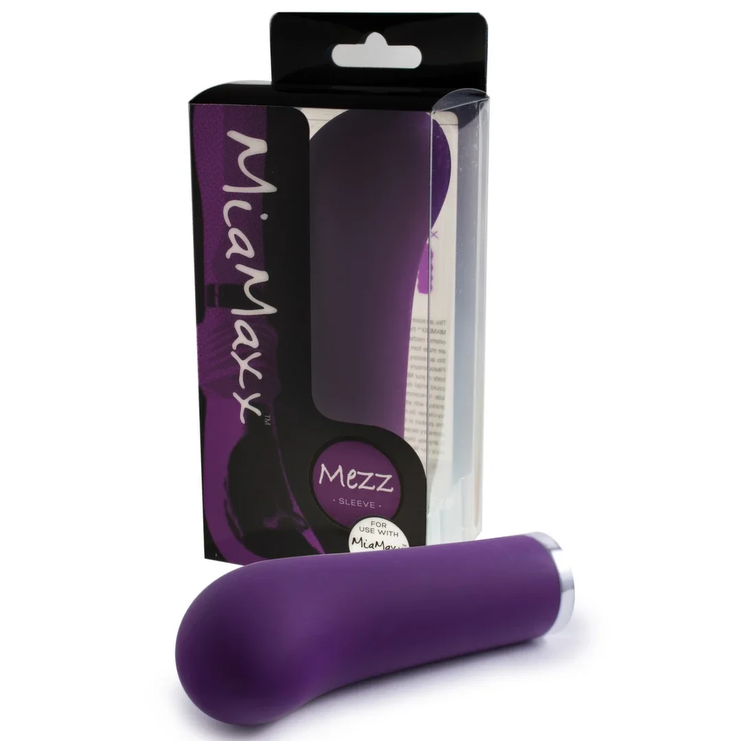 MiaMaxx Mezz Sleeve G-Spot Purple - Nakładka silikonowa do MiaMaxx, fioletowa — zdjęcie 2