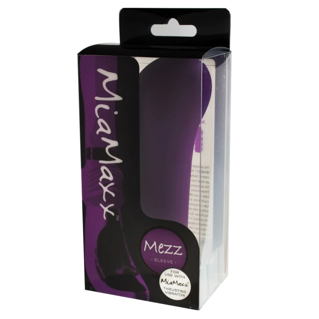 MiaMaxx Mezz Sleeve G-Spot Purple - Nakładka silikonowa do MiaMaxx, fioletowa — zdjęcie 3