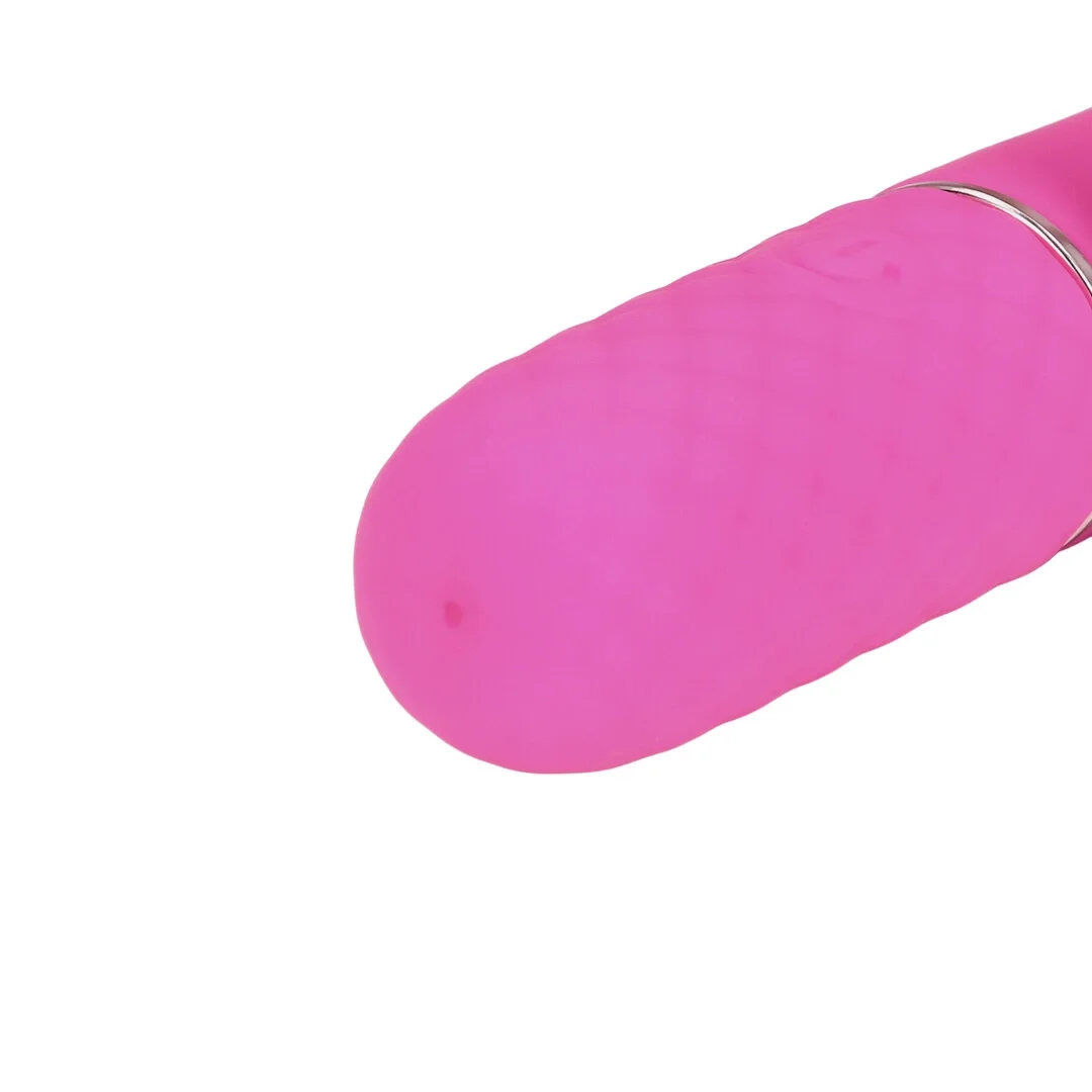 Mini Lipstick Vibrator Pink - kompaktowy masażer silikonowy 10 trybow — zdjęcie 5
