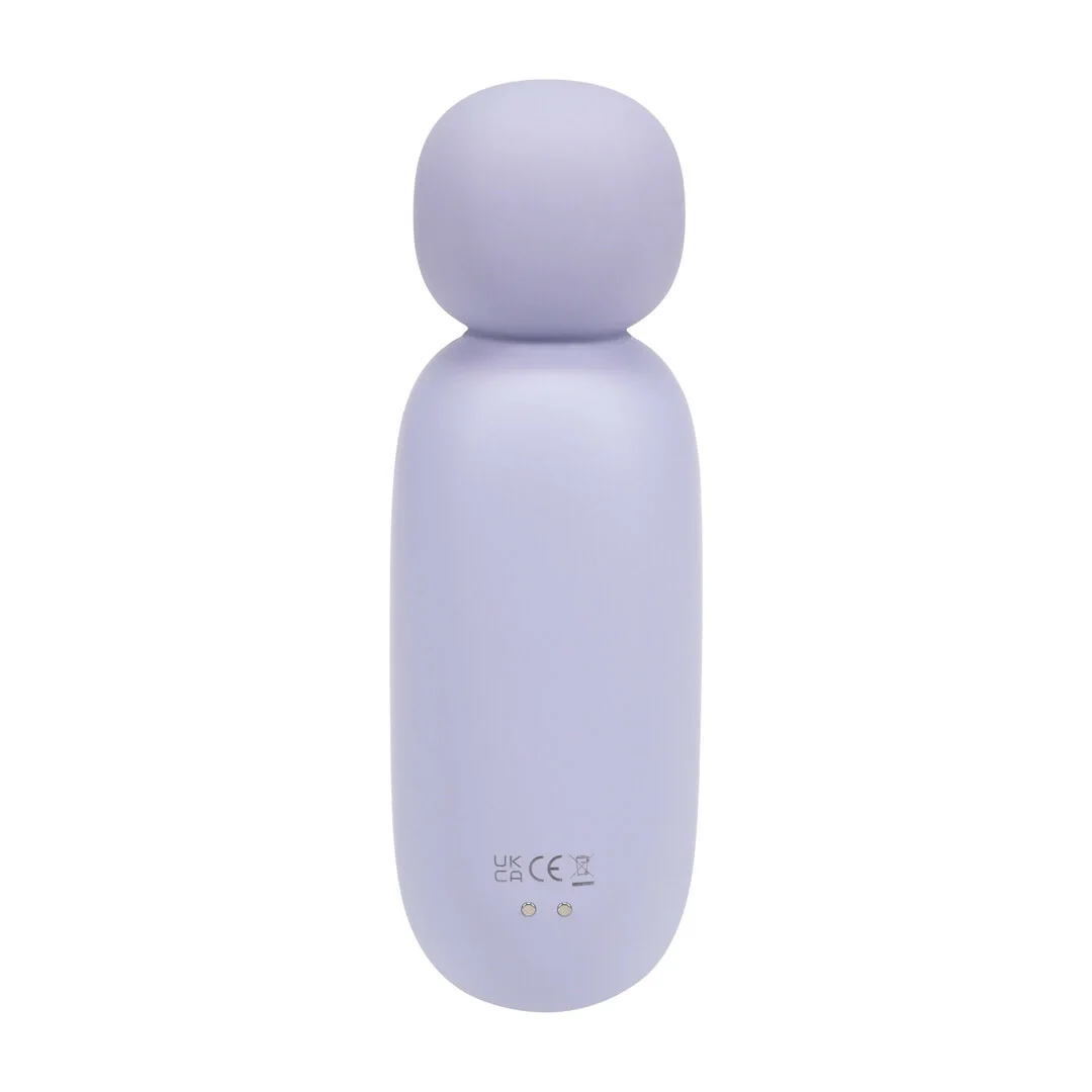 Mochi Mini Chunky Wand Lavender - kompaktowy masażer silikonowy 8-funkcyjny — zdjęcie 3