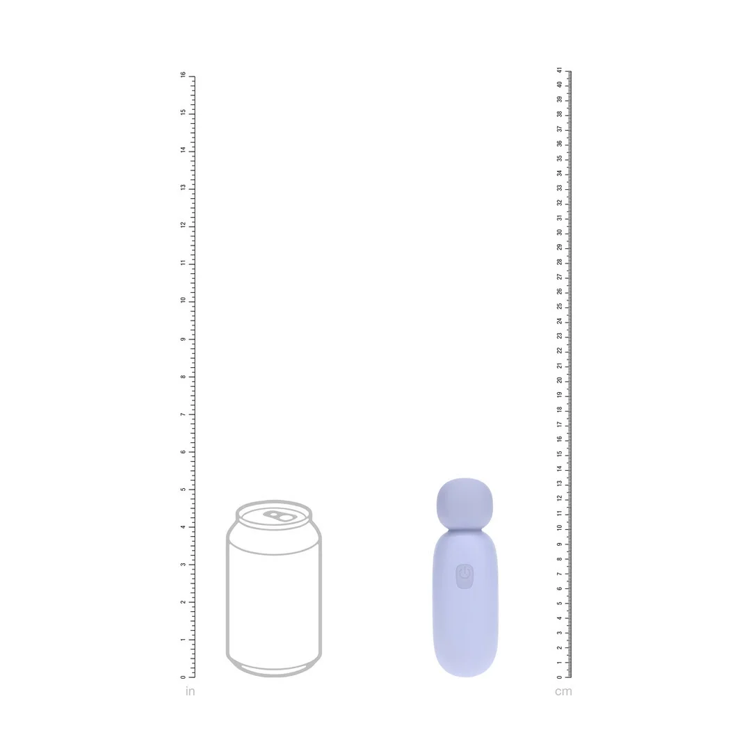 Mochi Mini Chunky Wand Lavender - kompaktowy masażer silikonowy 8-funkcyjny — zdjęcie 6