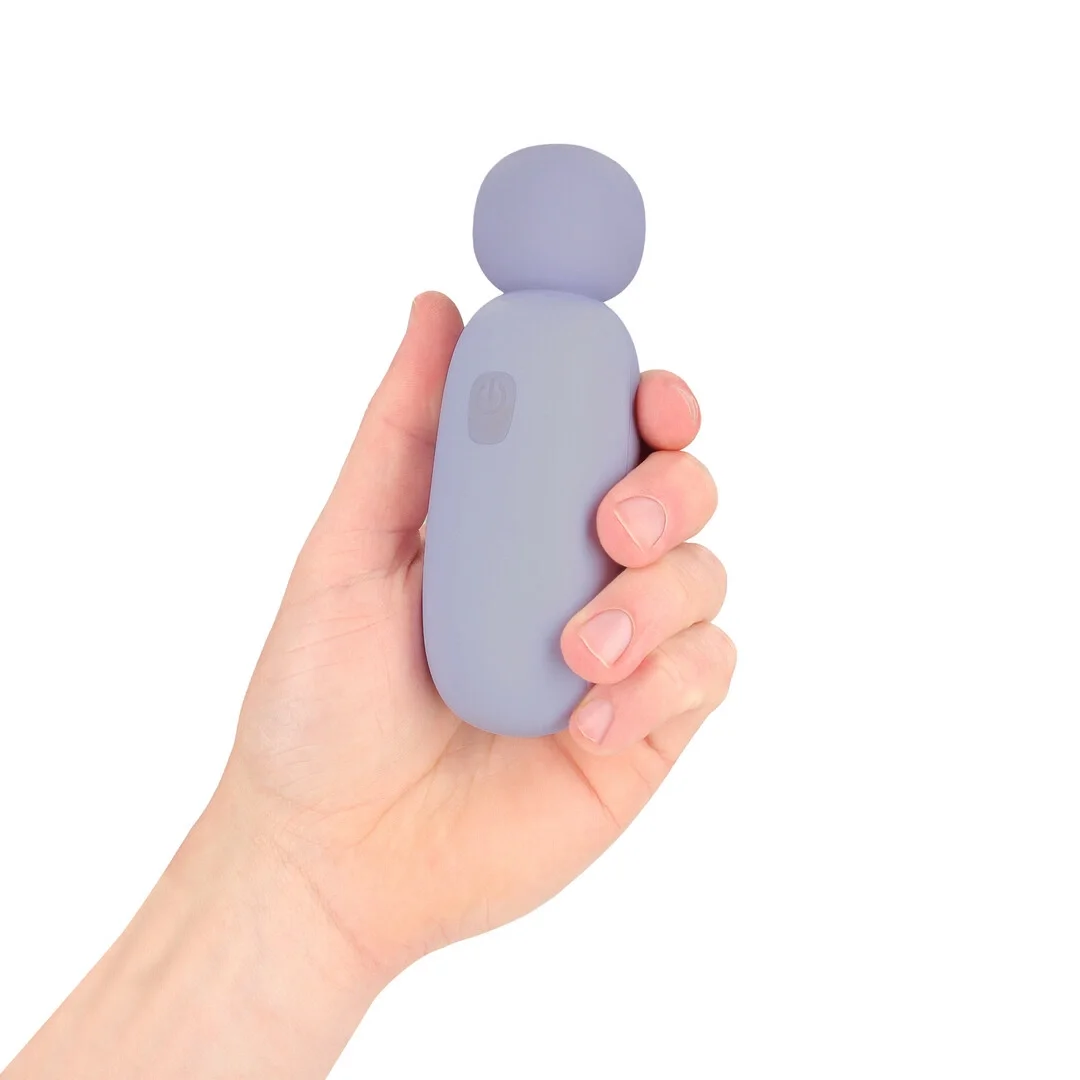 Mochi Mini Chunky Wand Lavender - kompaktowy masażer silikonowy 8-funkcyjny — zdjęcie 7