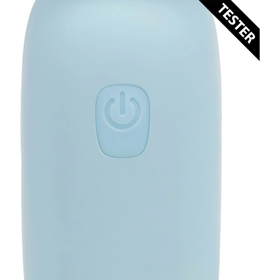 Mochi Mini Chunky Wand Niebieski - Kompaktowy masażer silikonowy — zdjęcie 4
