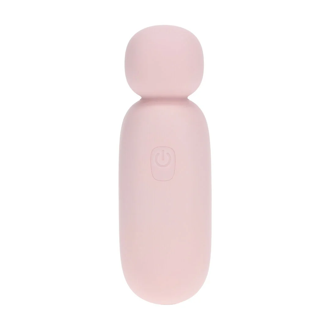 Mochi Mini Chunky Wand Pink - kompaktowy masażer silikonowy 8 trybow — zdjęcie 4