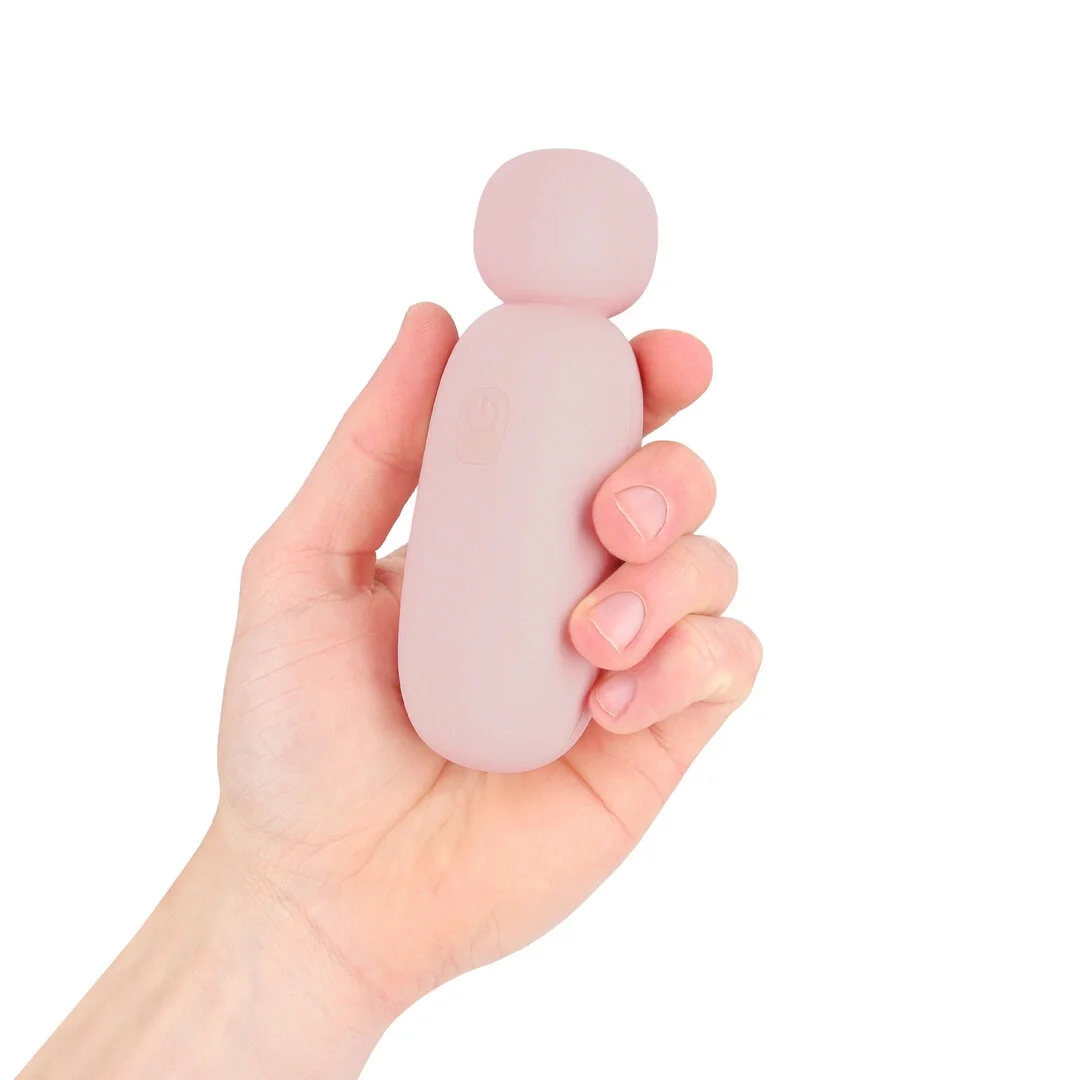 Mochi Mini Chunky Wand Pink - kompaktowy masażer silikonowy 8 trybow — zdjęcie 7
