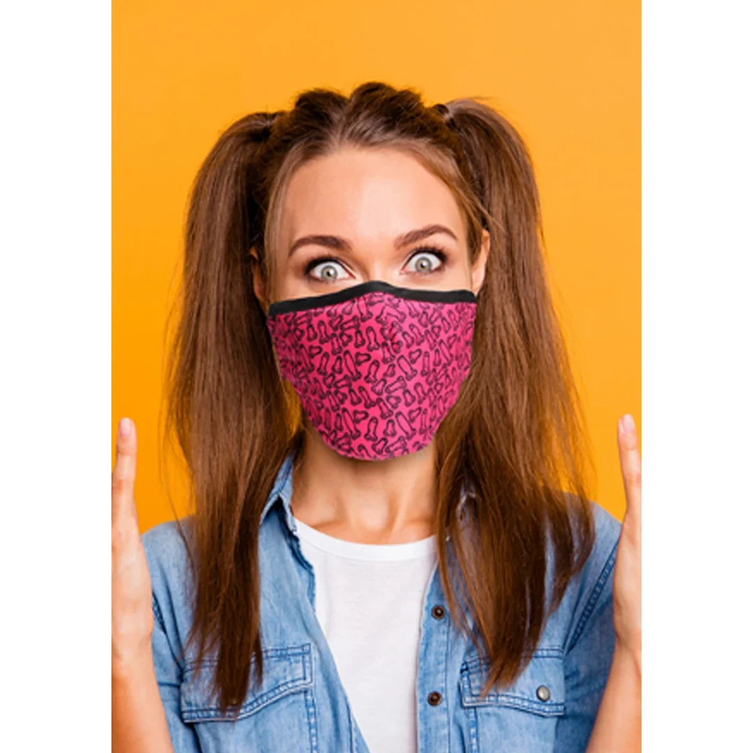 MOODZ Mask Fashionowa Maska Bawełniana z Regulacją i Filtrami Czarna — zdjęcie 4