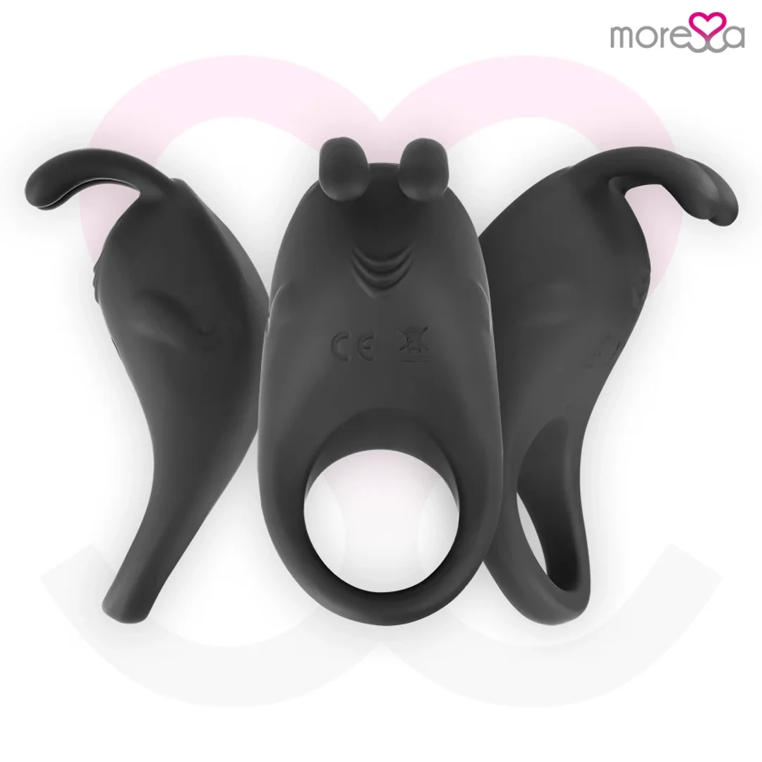 Moressa Brad Pierścień Silikonowy Premium Czarny USB 7 Trybow — zdjęcie 6