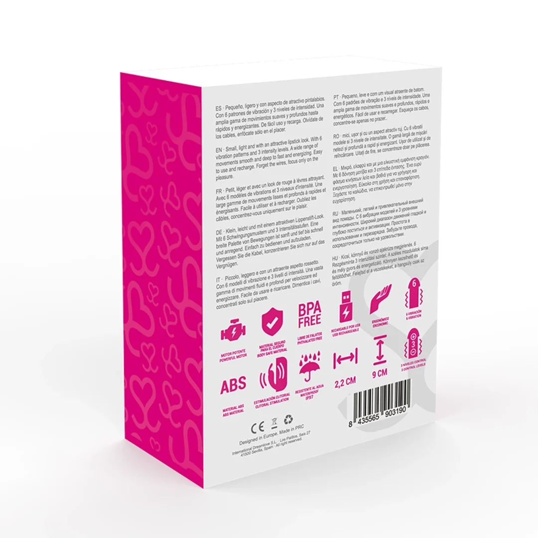 Moressa Ivy Pink - Kompaktowy stymulator podrożny 6 trybow, silikon medyczny — zdjęcie 4