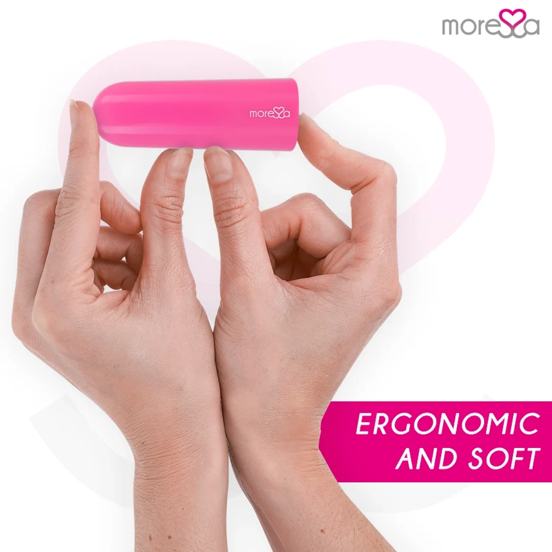 Moressa Ivy Pink - Kompaktowy stymulator podrożny 6 trybow, silikon medyczny — zdjęcie 8