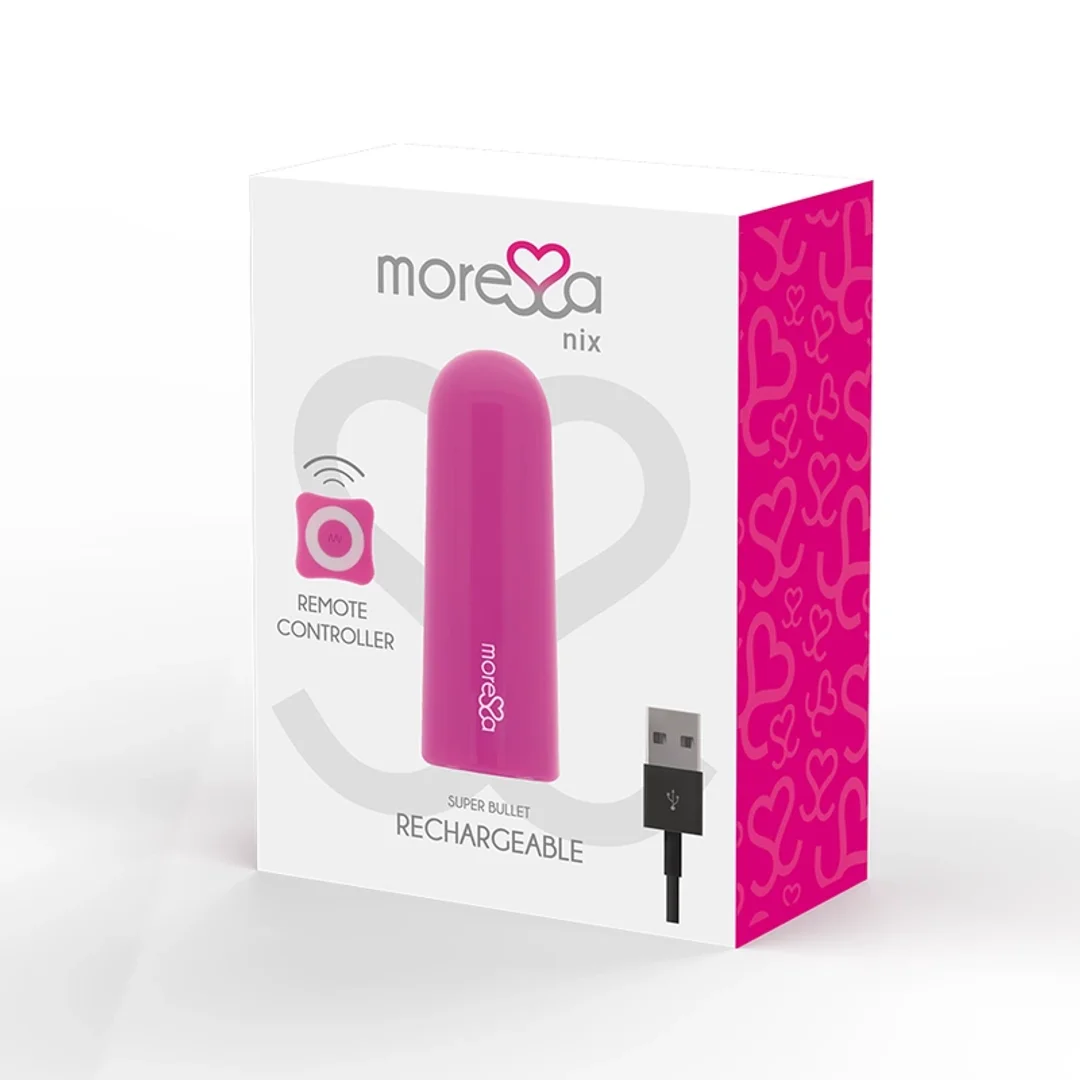 Moressa Nix Pilot Wibracyjny Rożowy - Kompaktowy, Wodoodporny, 7 Trybow — zdjęcie 3