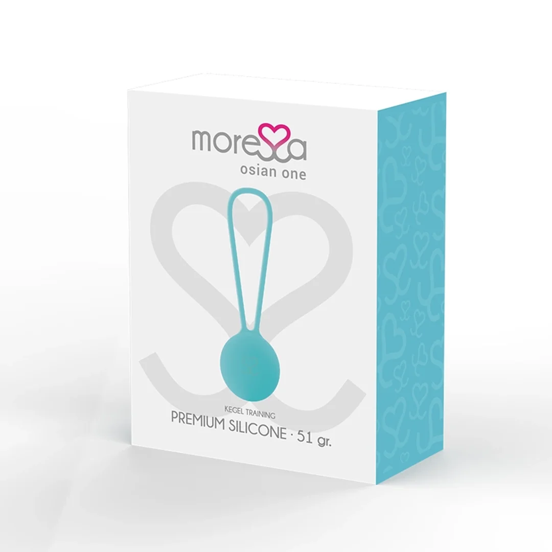 Moressa Osian One Kulki do Ćwiczeń Silikon Turkusowy 51g 34mm — zdjęcie 3