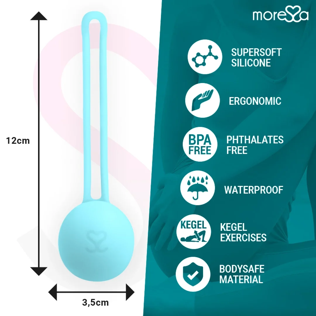 Moressa Osian One Kulki do Ćwiczeń Silikon Turkusowy 51g 34mm — zdjęcie 7