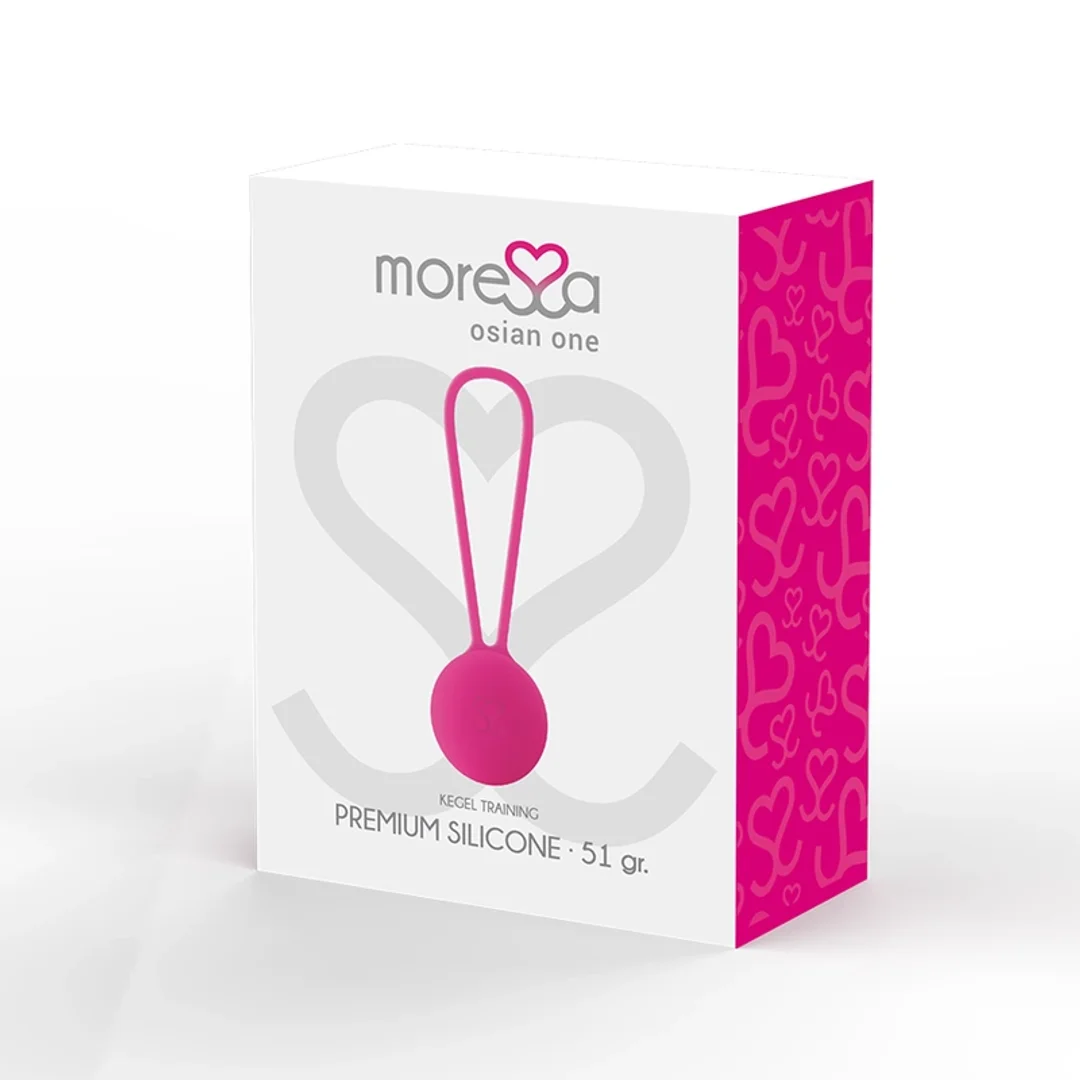 Moressa Osian One - silikonowe kulki do ćwiczeń mięśni miednicy 34 mm — zdjęcie 3