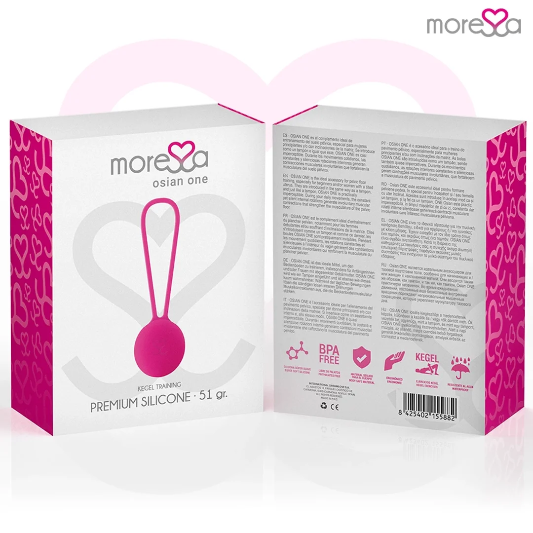 Moressa Osian One - silikonowe kulki do ćwiczeń mięśni miednicy 34 mm — zdjęcie 10