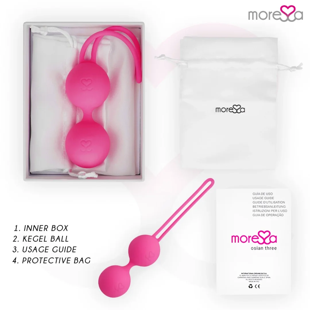 Moressa Osian Three - silikonowy system do ćwiczeń mięśni miednicy 85g — zdjęcie 9
