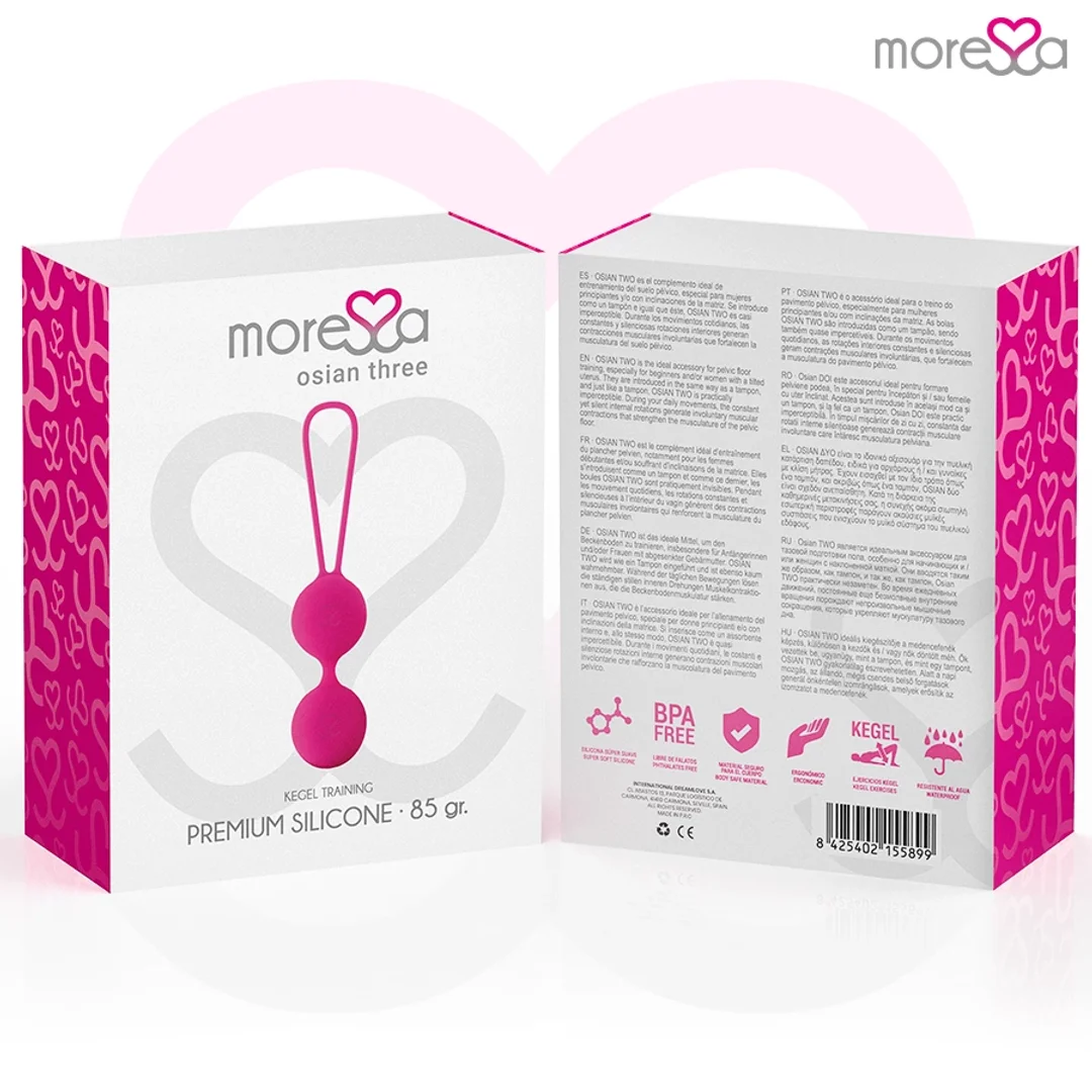Moressa Osian Three - silikonowy system do ćwiczeń mięśni miednicy 85g — zdjęcie 10
