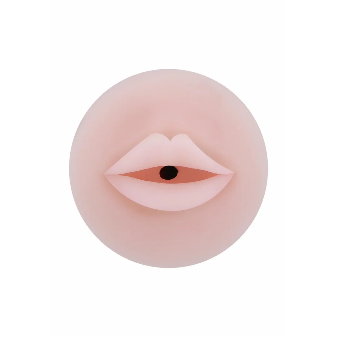 Mouth Stroker Vibrating - model z wibrującym systemem i miękką powierzchnią — zdjęcie 3