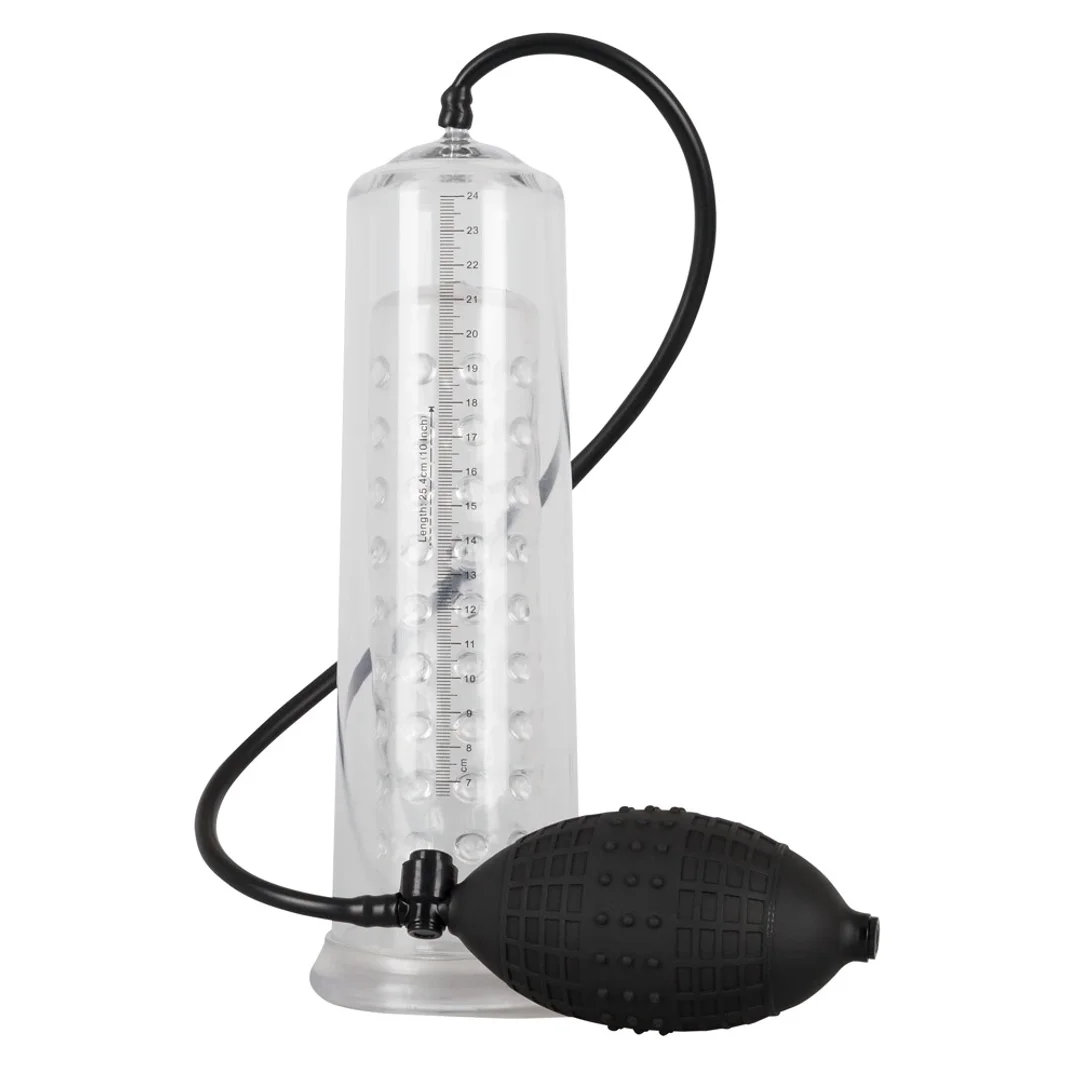 Mr. Boner Pompa Prożniowa Ręczna 25cm Skala Cylinder Silikonowy Rękaw — zdjęcie 2