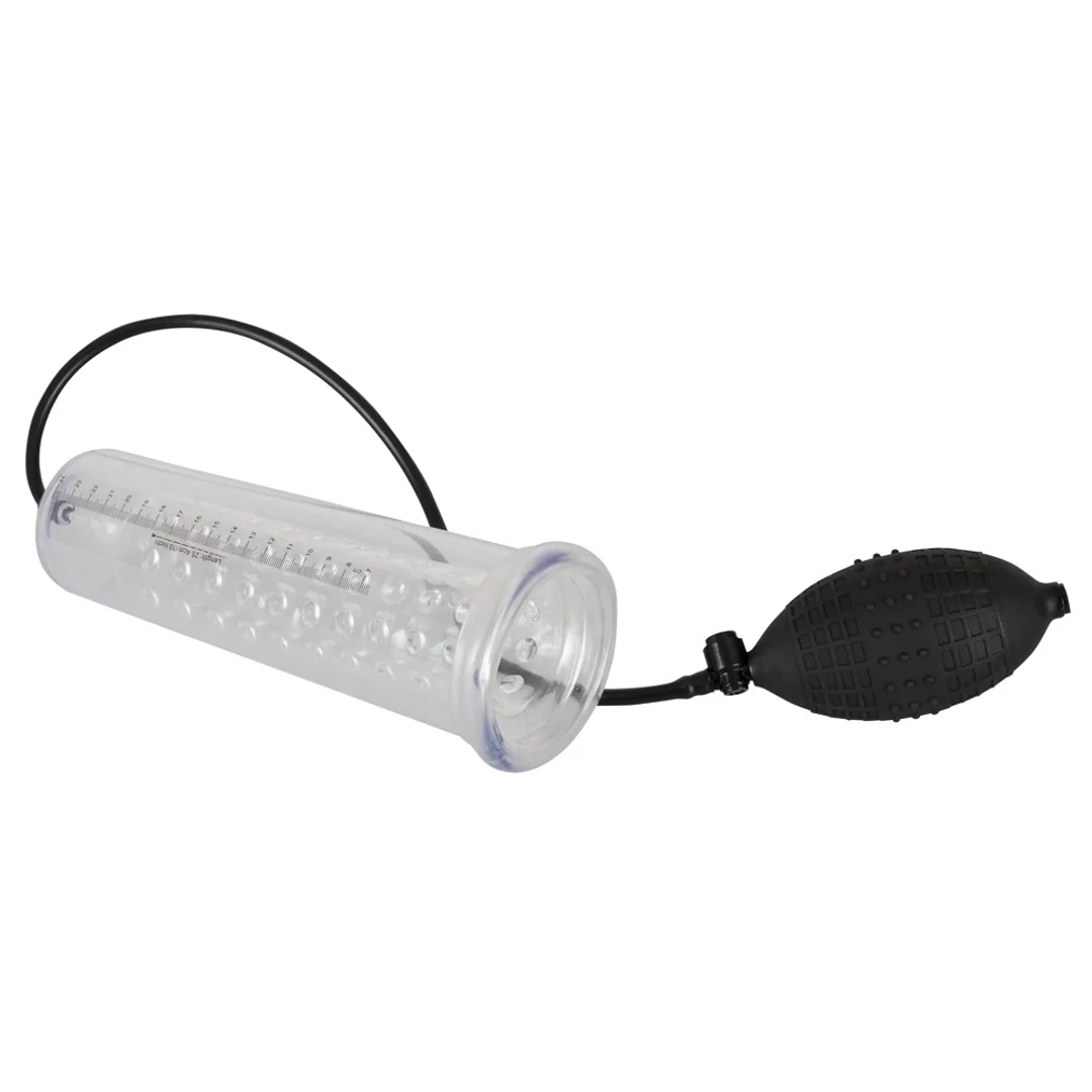 Mr. Boner Pompa Prożniowa Ręczna 25cm Skala Cylinder Silikonowy Rękaw — zdjęcie 4