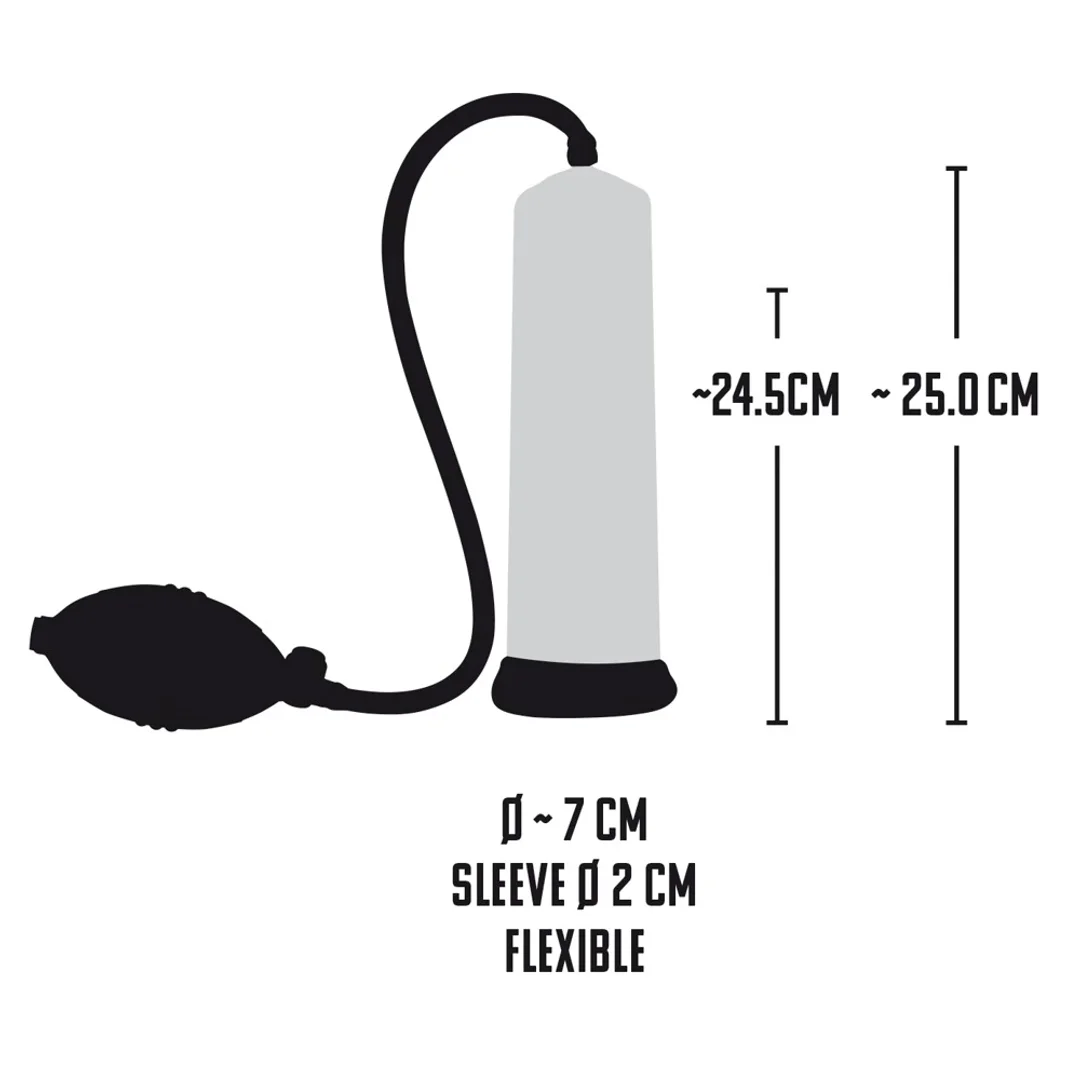 MR.BONER Pompa prożniowa z mankietem silikonowym i skala 25cm — zdjęcie 5
