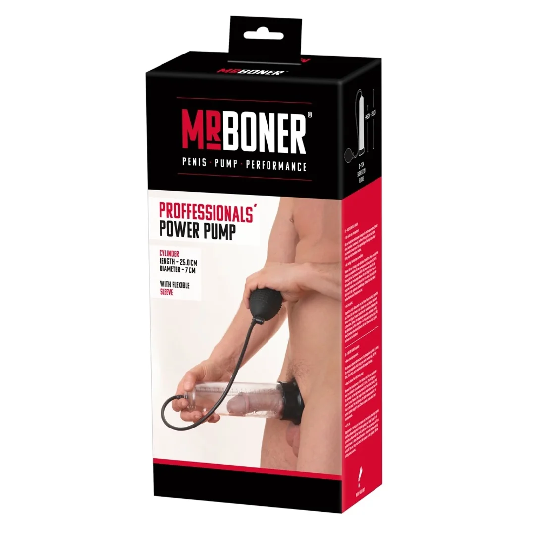 MR.BONER Pompa prożniowa z mankietem silikonowym i skala 25cm — zdjęcie 6