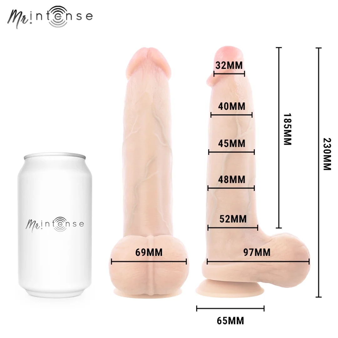 MR INTENSE Bruce L silikonowy model anatomiczny 23 cm z przyssawką — zdjęcie 5