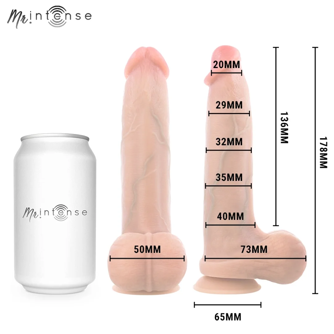 MR INTENSE Bruce S silikonowy model anatomiczny z przyssawką 17,8 cm — zdjęcie 4