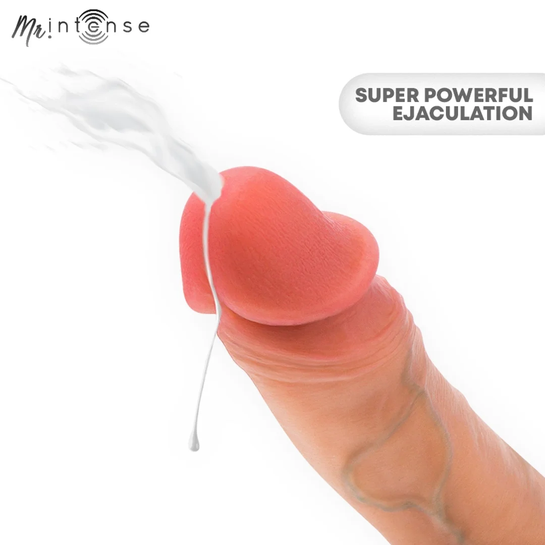MR INTENSE Danny silikonowy model z funkcją ejakulacji 20,5 cm 4 cm — zdjęcie 2